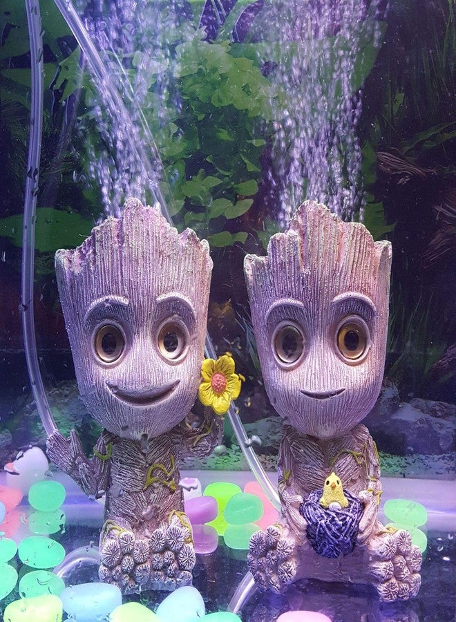 SLOCME Aquarium Groot Air Bubbler Stone Decorations - with Standard Tubing and Fish Tank Air Stone Set - Image 5